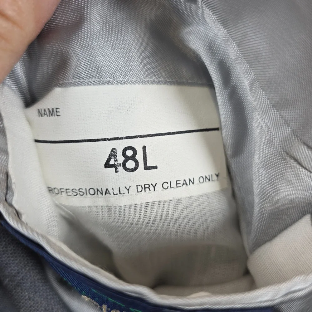 Lacrosse Tailored Expressly For Stephen's Blazer Mens 48L Gray Pockets USA Made